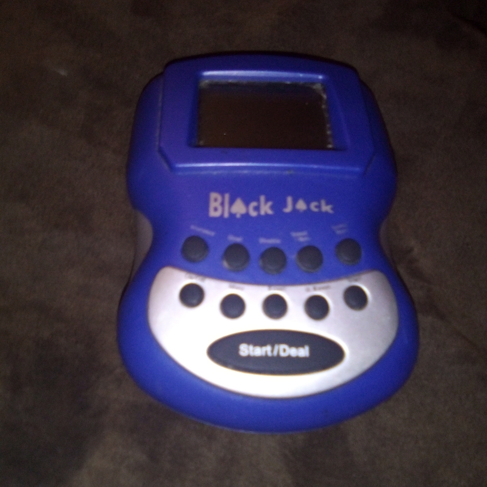 Black Jack hand held game